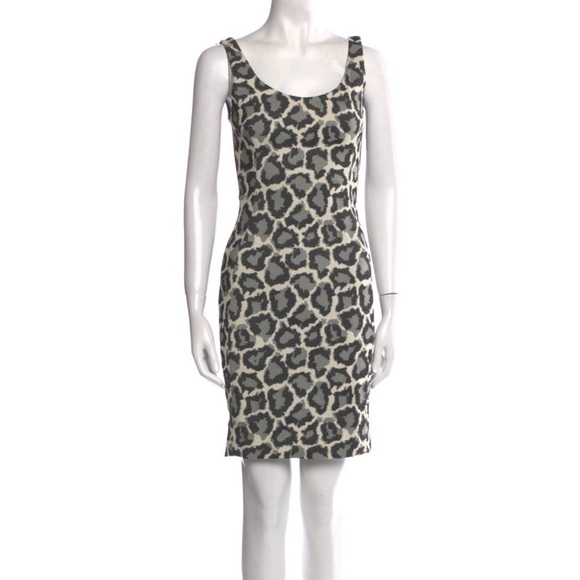 Diane Von Furstenberg DVF Snow Leopard Dress - Picture 5 of 7